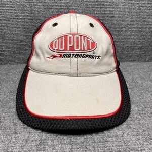 Jeff Gordon Hat Cap Strap Back 24 Black White NASCAR Racing Mens Hendrick